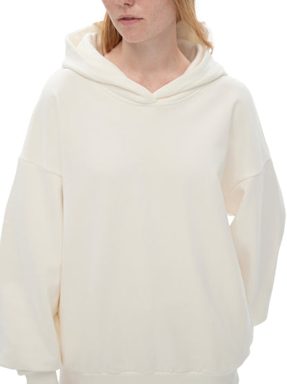 WARM HORCHATA Heavyweight Hidden Pocket Fleece Hoodie