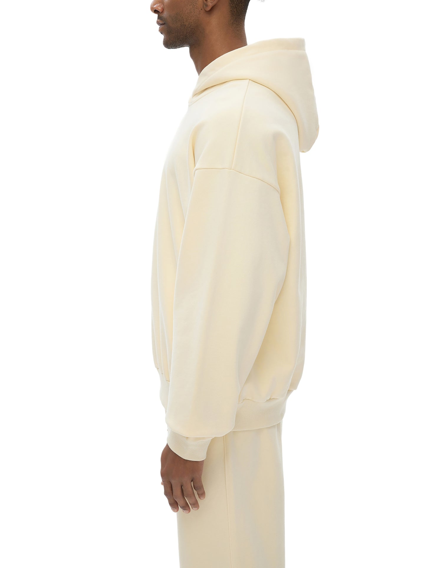 WARM HORCHATA Heavyweight Hidden Pocket Fleece Hoodie