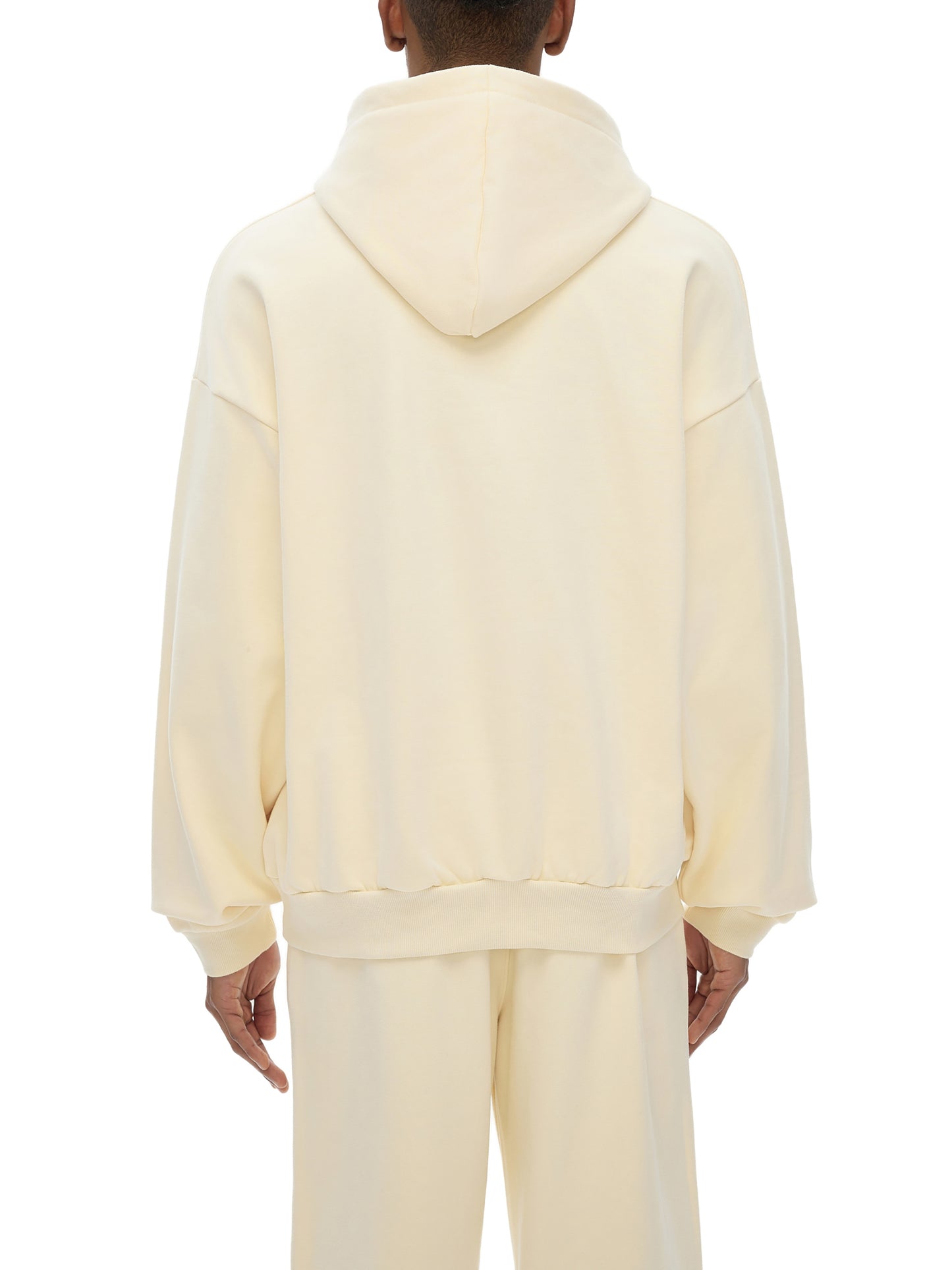 WARM HORCHATA Heavyweight Hidden Pocket Fleece Hoodie