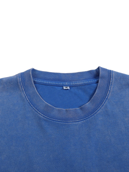 TINY ETHICS Snow Washed Oversized Cotton T-Shirt
