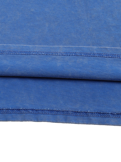 PRETTI GOOD Snow Washed Oversized Cotton T-Shirt