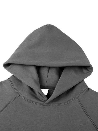 WHITE LIES Essential Raglan Sleeve Fleece Hoodie