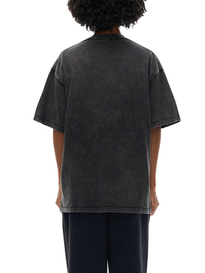 TINY ETHICS Snow Washed Oversized Cotton T-Shirt