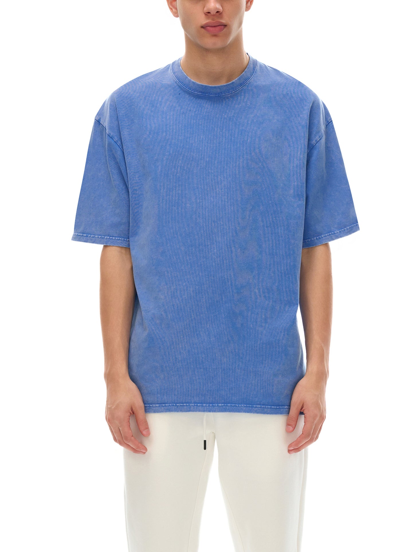 TINY ETHICS Snow Washed Oversized Cotton T-Shirt