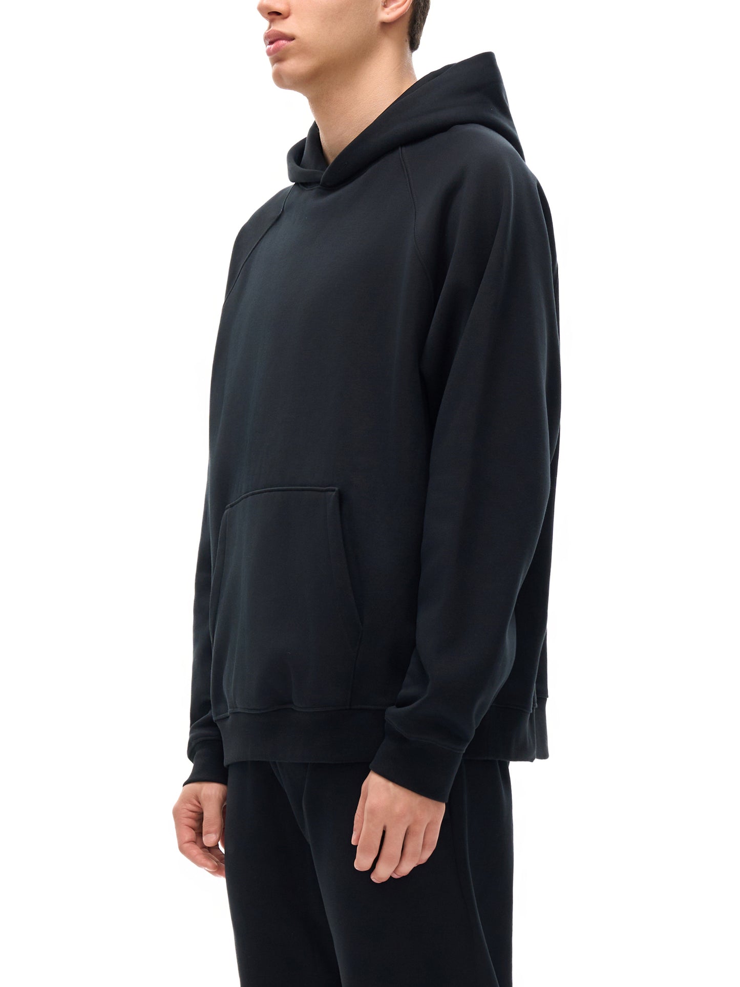 WHITE LIES Essential Raglan Sleeve Fleece Hoodie