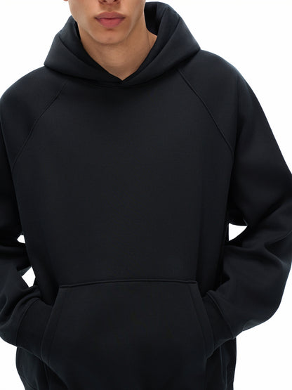 DEAL WITH THE DEVIL Essential Raglan Sleeve Fleece Hoodie