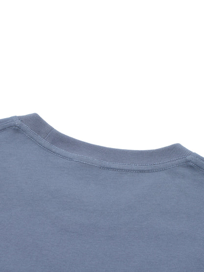 WARM HORCHATA Streetwear Loose Drop Shoulder T-Shirt